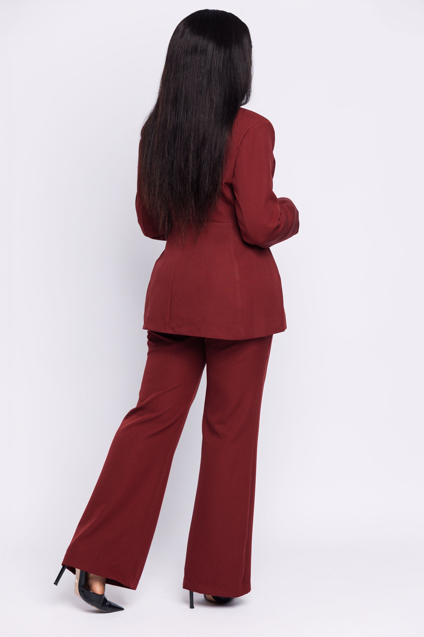 The Bordeaux Power Suit